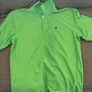 Gear For Sports Bright Green Polo with Tree Emblem